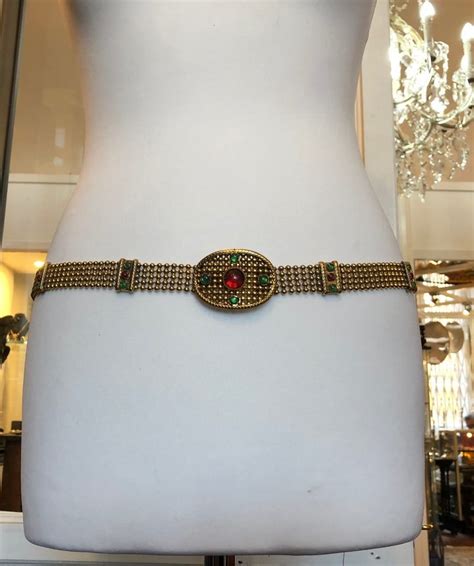 chanel gripoix belt|Chanel Gripoix Belt .